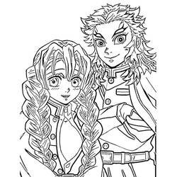 Página para colorir: Kyojuro Rengoku (Anime e Mangá) #220453 - Páginas para Colorir Imprimíveis Gratuitamente