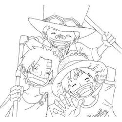 Desenhos para colorir: Luffy - Páginas para Colorir Imprimíveis Gratuitamente