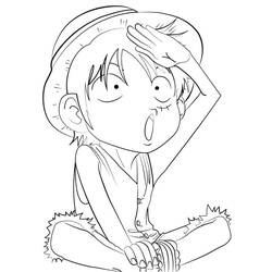 Página para colorir: Luffy (Anime e Mangá) #188711 - Páginas para Colorir Imprimíveis Gratuitamente
