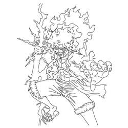 Desenhos para colorir: Luffy - Páginas para Colorir Imprimíveis Gratuitamente