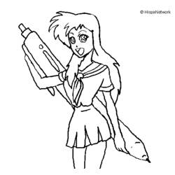 Desenho Mangás (Anime e Mangá) #42825 para imprimir e colorir