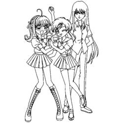 Página para colorir: Mermaid Melody: Pichi Pichi Pitch (Anime e Mangá) #53664 - Páginas para Colorir Imprimíveis Gratuitamente