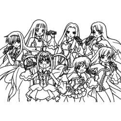 Página para colorir: Mermaid Melody: Pichi Pichi Pitch (Anime e Mangá) #53672 - Páginas para Colorir Imprimíveis Gratuitamente