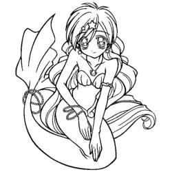 Página para colorir: Mermaid Melody: Pichi Pichi Pitch (Anime e Mangá) #53693 - Páginas para Colorir Imprimíveis Gratuitamente