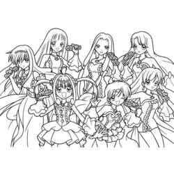 Página para colorir: Mermaid Melody: Pichi Pichi Pitch (Anime e Mangá) #53696 - Páginas para Colorir Imprimíveis Gratuitamente