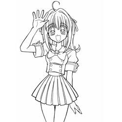 Desenhos para colorir: Mermaid Melody: Pichi Pichi Pitch - Páginas para Colorir Imprimíveis Gratuitamente