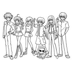 Página para colorir: Mermaid Melody: Pichi Pichi Pitch (Anime e Mangá) #53786 - Páginas para Colorir Imprimíveis Gratuitamente