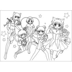 Desenhos para colorir: Mew Mew Power - Páginas para Colorir Imprimíveis Gratuitamente