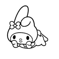 Página para colorir: My Melody (Anime e Mangá) #219991 - Páginas para Colorir Imprimíveis Gratuitamente