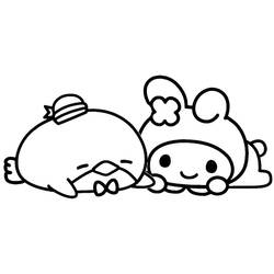 Página para colorir: My Melody (Anime e Mangá) #220004 - Páginas para Colorir Imprimíveis Gratuitamente