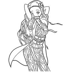 Desenho Nezuko (Anime e Mangá) #182833 para imprimir e colorir