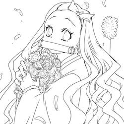Desenho Nezuko (Anime e Mangá) #182852 para imprimir e colorir