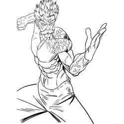Página para colorir: One Punch Man (Anime e Mangá) #183076 - Páginas para Colorir Imprimíveis Gratuitamente