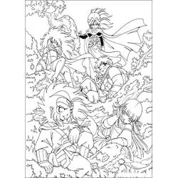 Desenhos para colorir: Os Lendários - Páginas para Colorir Imprimíveis Gratuitamente