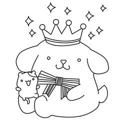 Desenhos para colorir: Pompompurin - Páginas para Colorir Imprimíveis Gratuitamente