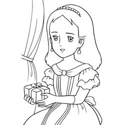 Desenhos para colorir: Princesa Sarah - Páginas para Colorir Imprimíveis Gratuitamente