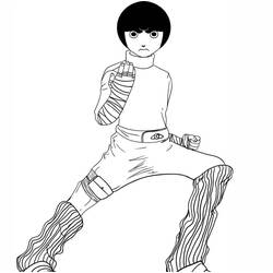 Desenho Rock Lee (Anime e Mangá) #180210 para imprimir e colorir