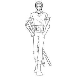 Página para colorir: Roronoa Zoro (Anime e Mangá) #218191 - Páginas para Colorir Imprimíveis Gratuitamente