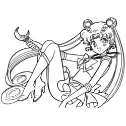 Desenho Sailor Moon (Anime e Mangá) #50238 para imprimir e colorir