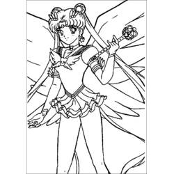 Página de Sailor Moon (Anime e Mangá) #50294 para colorir, baixe e imprima grátis