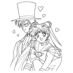 Desenho Sailor Moon (Anime e Mangá) #50323 para imprimir e colorir