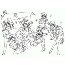 Desenho Sailor Moon (Anime e Mangá) #50347 para imprimir e colorir
