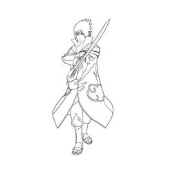Desenhos para colorir: Sasuke - Páginas para Colorir Imprimíveis Gratuitamente
