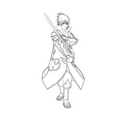 Desenhos para colorir: Sasuke - Páginas para Colorir Imprimíveis Gratuitamente