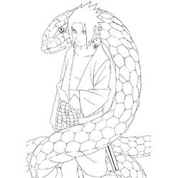 Desenho Sasuke (Anime e Mangá) #171416 para imprimir e colorir