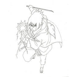 Desenho Sasuke (Anime e Mangá) #171420 para imprimir e colorir