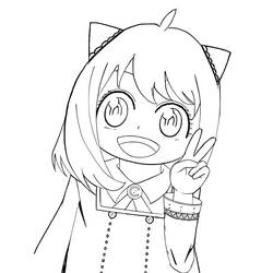 Página para colorir: Spy x Family (Anime e Mangá) #182881 - Páginas para Colorir Imprimíveis Gratuitamente