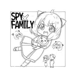 Página para colorir: Spy x Family (Anime e Mangá) #182887 - Páginas para Colorir Imprimíveis Gratuitamente