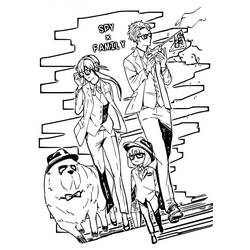 Página para colorir: Spy x Family (Anime e Mangá) #182895 - Páginas para Colorir Imprimíveis Gratuitamente