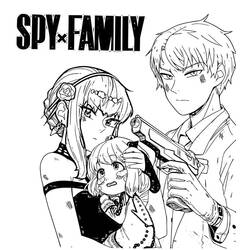 Página para colorir: Spy x Family (Anime e Mangá) #182897 - Páginas para Colorir Imprimíveis Gratuitamente