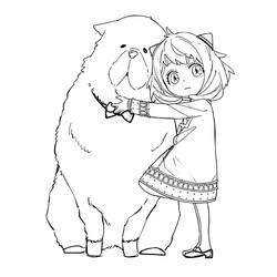 Página para colorir: Spy x Family (Anime e Mangá) #182904 - Páginas para Colorir Imprimíveis Gratuitamente