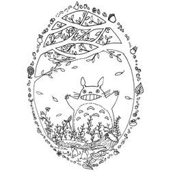 Desenhos para colorir: Totoro - Páginas para Colorir Imprimíveis Gratuitamente