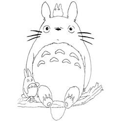 Página para colorir: Totoro (Anime e Mangá) #180154 - Páginas para Colorir Imprimíveis Gratuitamente