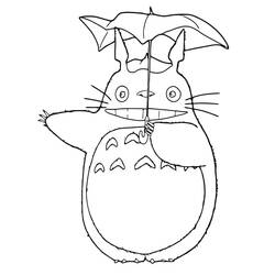 Página para colorir: Totoro (Anime e Mangá) #180156 - Páginas para Colorir Imprimíveis Gratuitamente
