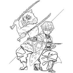 Desenho Zenitsu (Anime e Mangá) #214105 para imprimir e colorir