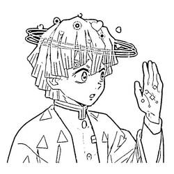 Desenho Zenitsu (Anime e Mangá) #214111 para imprimir e colorir