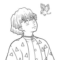 Desenho Zenitsu (Anime e Mangá) #214119 para imprimir e colorir