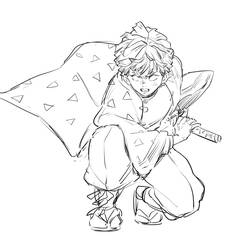 Desenho Zenitsu (Anime e Mangá) #214130 para imprimir e colorir