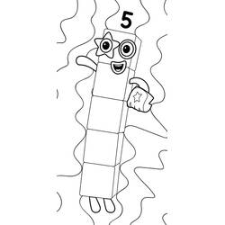 Desenhos para colorir: Blocos de Números - Páginas para Colorir Imprimíveis Gratuitamente