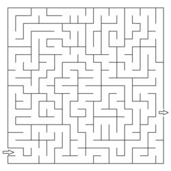 Página para colorir: Labirintos (Aprendizado e Educação) #126460 - Páginas para Colorir Imprimíveis Gratuitamente