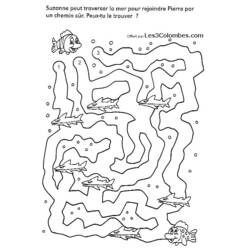 Desenho Labirintos (Aprendizado e Educação) #126611 para imprimir e colorir