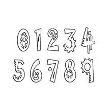 Desenho Números (Aprendizado e Educação) #125126 para imprimir e colorir