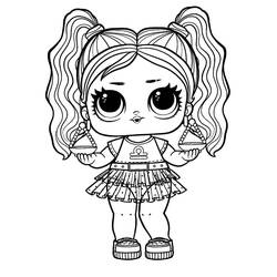 Página para colorir: Boneca LOL (Brinquedos e Jogos) #176822 - Páginas para Colorir Imprimíveis Gratuitamente
