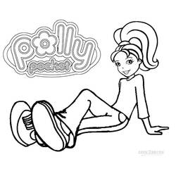 Desenhos para colorir: Polly Pocket - Páginas para Colorir Imprimíveis Gratuitamente