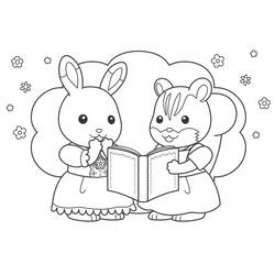 Desenhos para colorir: Sylvanian Families - Páginas para Colorir Imprimíveis Gratuitamente