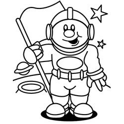 Página de Astronauta (Carreiras e Profissões) #184436 para colorir, baixe e imprima grátis